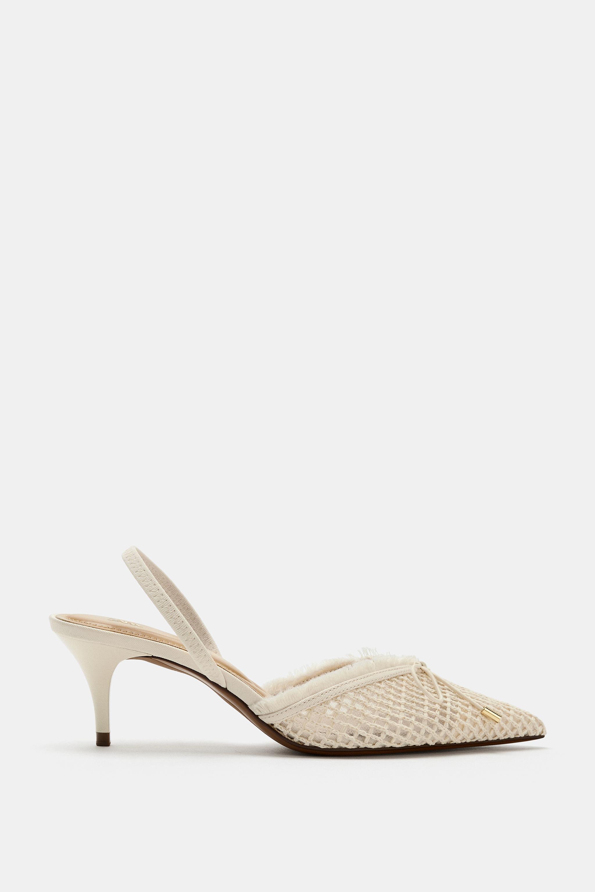 BOW SLINGBACK SHOES